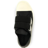 Sneakers in pelle in nero Rick owens - uomo 