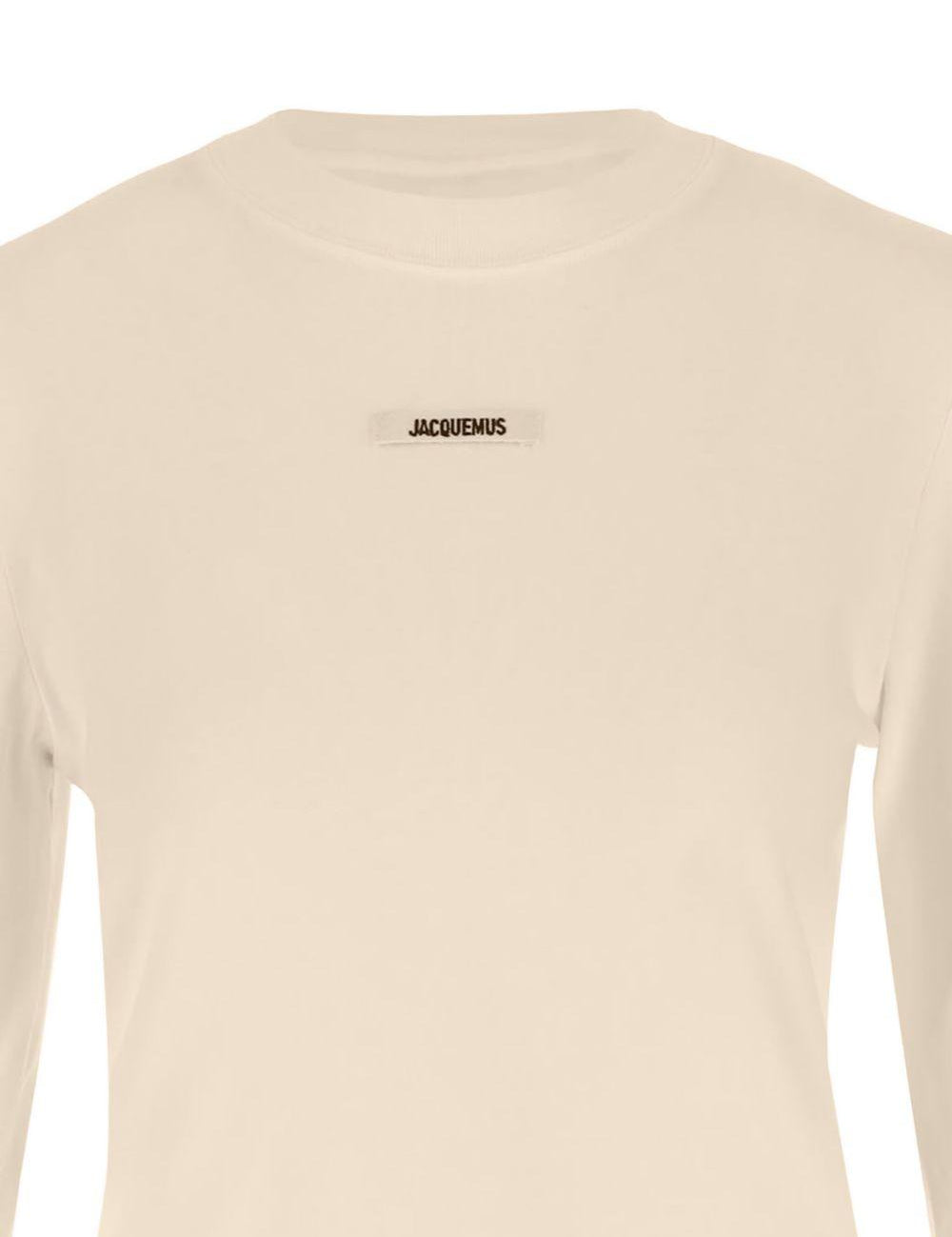 T-shirt a maniche lunghe Le Tshirt Gros Grain in avorio 