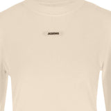 T-shirt a maniche lunghe Le Tshirt Gros Grain in avorio 