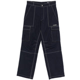 Jeans cargo con cuciture a contrasto in blu Carrer - uomo 