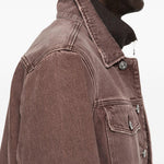 Giacca Origin con bottoni in denim in marrone Our Legacy - UOMO 