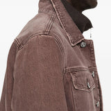 Giacca Origin con bottoni in denim in marrone Our Legacy - UOMO 