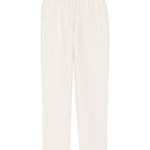 PANTALONI CON VITA ELASTICIZZATA IN BIANCO AMI PARIS - DONNA 