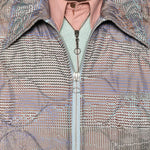 Giacca trapuntata in multicolore Oamc peacemaker - uomo 