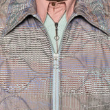 Giacca trapuntata in multicolore Oamc peacemaker - uomo 