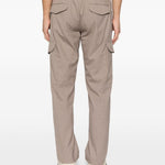 Pantaloni cargo con tasche in grigio Whitesand - uomo 