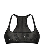 Top semi-trasparente unhorny in nero Rick owens lilies - donna 
