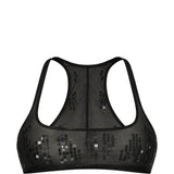 Top semi-trasparente unhorny in nero Rick owens lilies - donna 