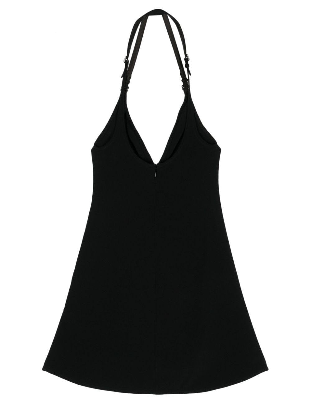 Abito mini Ellipse in nero Courreges - donna 