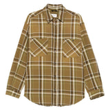 Giacca-camicia a quadri con tasche in verde Haikure - uomo 