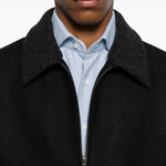 Giacca con zip in nero Harris wharf london - uomo 