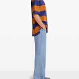 T-shirt a righe in bianco Marni - uomo 