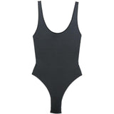 Costume da bagno con scollo a rotondo in nero Venuja - donna 