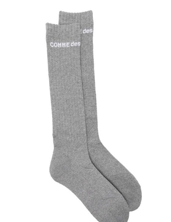 Calzini alti con logo in grigio Comme des garcons homme plus - uomo 