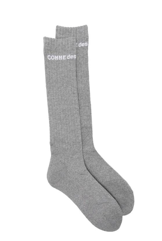 Calzini alti con logo in grigio Comme des garcons homme plus - uomo 