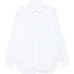 Camicia con colletto peter pan in bianco Barba - uomo 