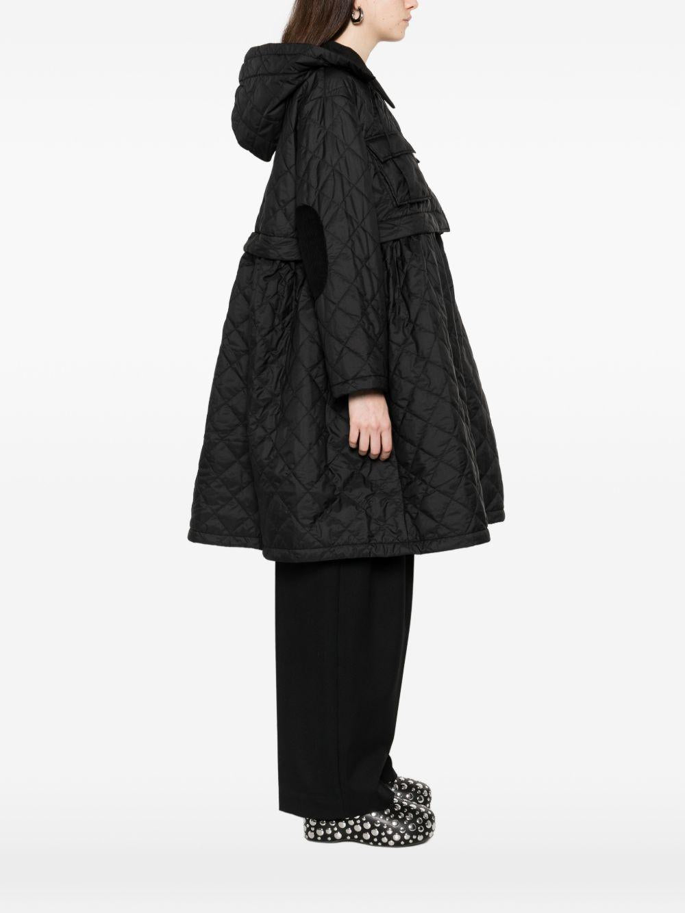 Giacca trapuntata lunga con peplo Barbour x Ganni - donna 