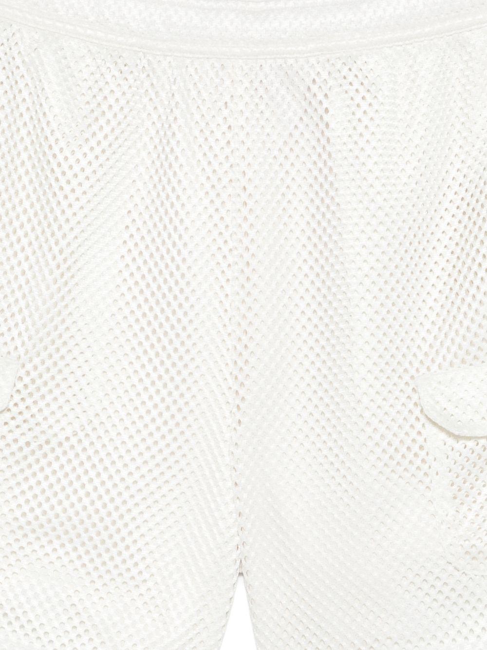 Pantaloncini con dettagli a fibbia in bianco The north face - uomo 