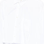 Camicia con orlo asimmetrico in bianco Comme Des Garçons - donna 