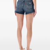 Pantaloncini sfrangiati 501® curve in blu Levi's - donna 