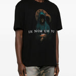 T-shirt con stampa santa maria in nero Ih nom uh nit - uomo 