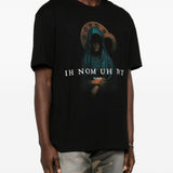 T-shirt con stampa santa maria in nero Ih nom uh nit - uomo 