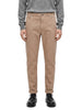 Jeans slim in denim in beige
