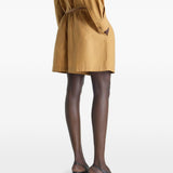 Shorts elasticizzati in giallo ocra Lemaire - donna 