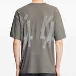 T-shirt con stampa grafica in grigio 44 label group - uomo 