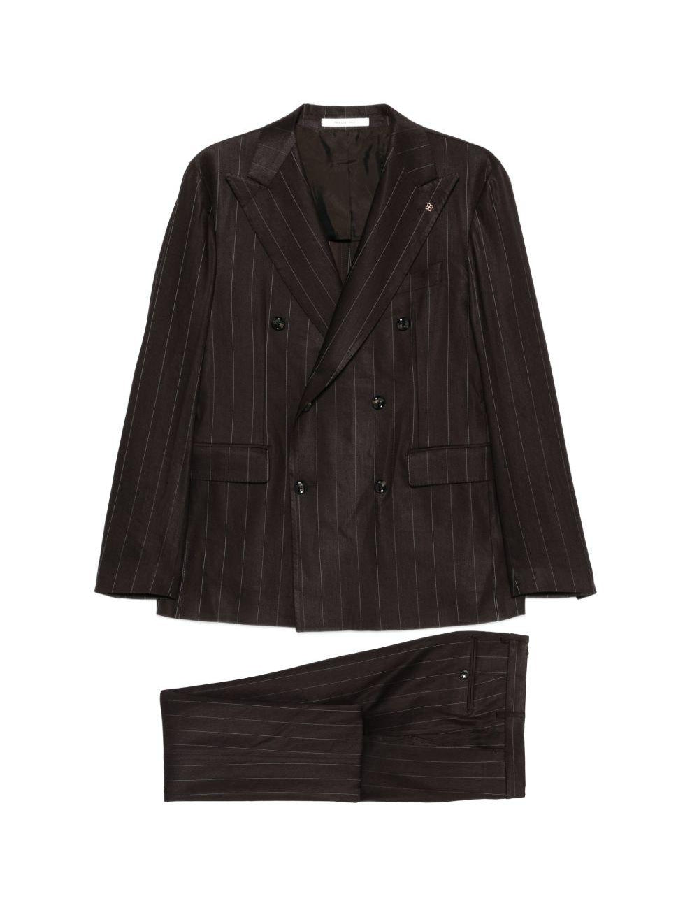 Completo doppiopetto in marrone Tagliatore - uomo 