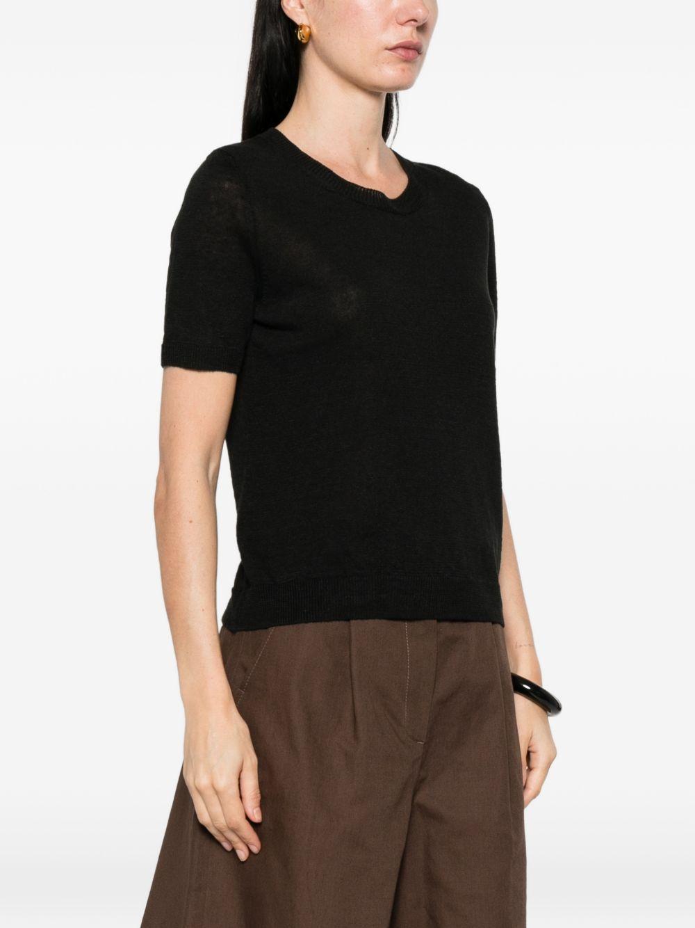 T-SHIRT Pancone in nero Maxmara weekend - donna 
