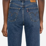 Jeans a gamba dritta robcage in blu 