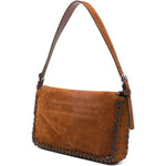 Borsa a spalla Harlow in marrone Staud - donna 