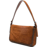 Borsa a spalla Harlow in marrone Staud - donna 