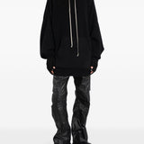 Felpa in lana con cappuccio hun Rick owens - uomo 