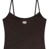 Top T-Hupy-Od in nero Diesel - donna 