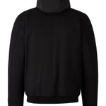 Giacca Callum con cappuccio in nero Moorer - uomo 