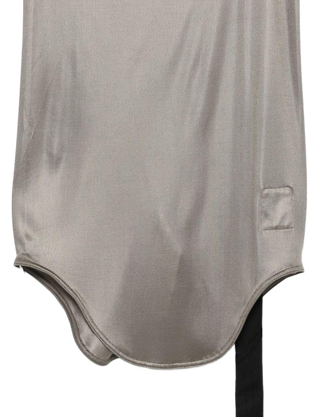 Canotta con scollo olimpionico in grigio Rick owens drkshdw - donna 