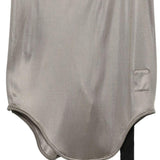 Canotta con scollo olimpionico in grigio Rick owens drkshdw - donna 