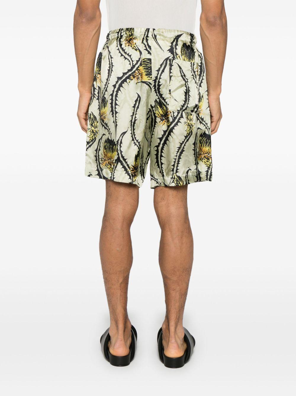 Short piperi con stampa cardo multicolore Dries van noten - uomo 