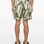 Short piperi con stampa cardo multicolore Dries van noten - uomo 
