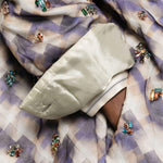 Giacca -camicia a quadri con cristalli in multicolore Dries van noten - donna 
