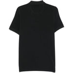 Polo con logo in nero Barbour - uomo 