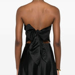 Top corto in nero Forte forte - donna 