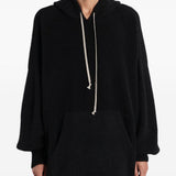 Felpa in lana con cappuccio hun Rick owens - uomo 