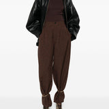 Top a maniche lunghe in marrone  Darkpark - donna 