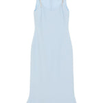 Abito con ricamo in azzurro chiaro David Koma - donna 