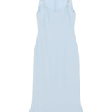 Abito con ricamo in azzurro chiaro David Koma - donna 