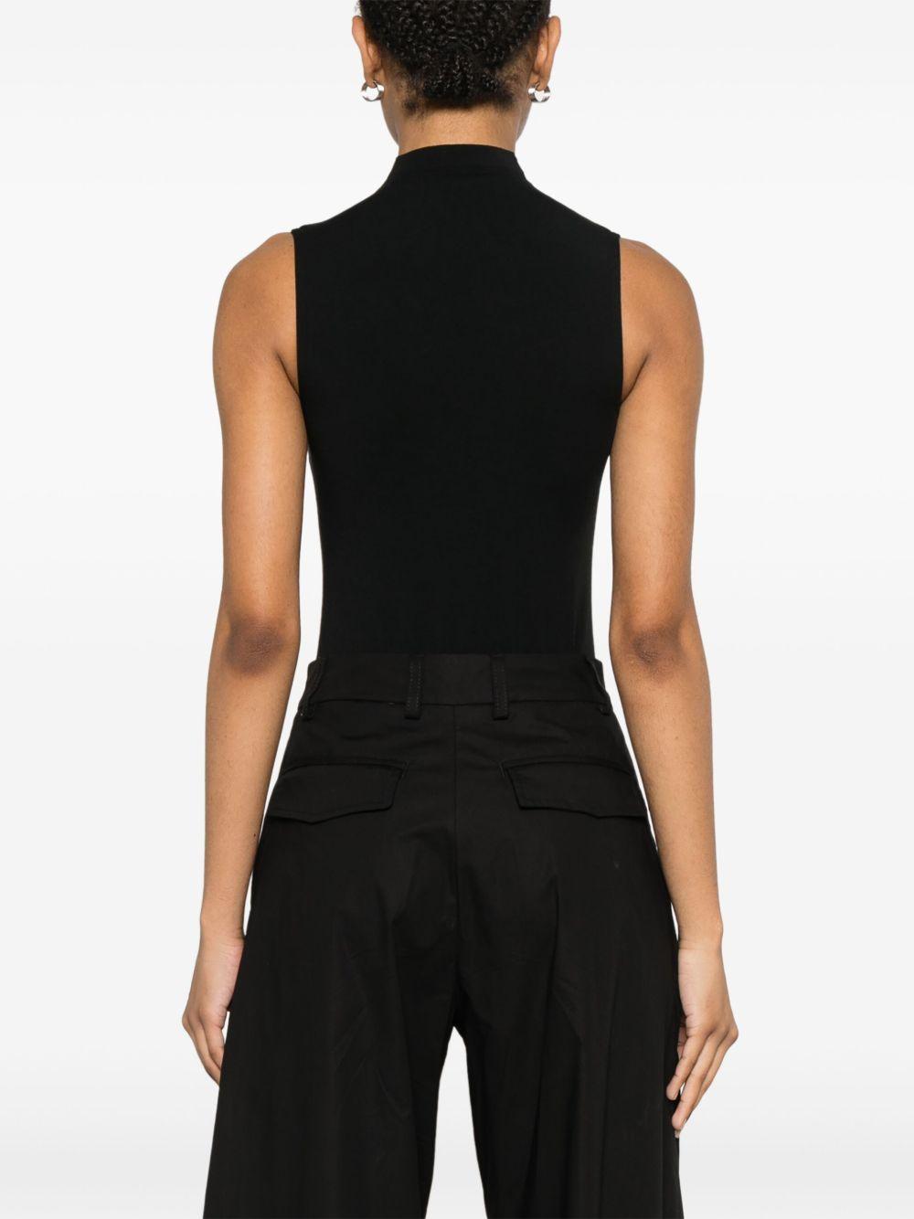 Body a collo alto  in nero Wolford - donna 