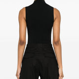 Body a collo alto  in nero Wolford - donna 